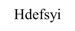 HDEFSYI trademark
