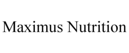 MAXIMUS NUTRITION trademark