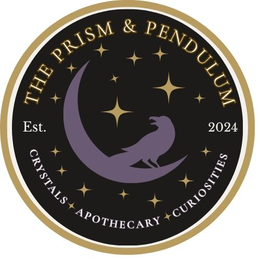 THE PRISM & PENDULUM CRYSTALS APOTHECARY CURIOSITIES EST. 2024 trademark