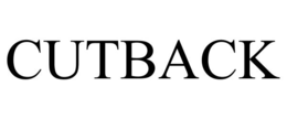 CUTBACK trademark