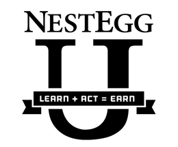 NESTEGG U LEARN + ACT = EARN trademark