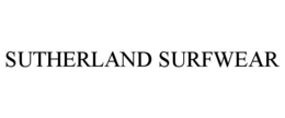 SUTHERLAND SURFWEAR trademark