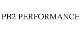 PB2 PERFORMANCE trademark