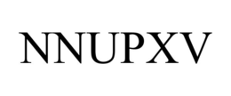 NNUPXV trademark
