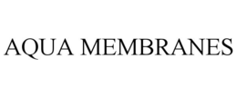AQUA MEMBRANES trademark