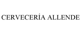 CERVECERÍA ALLENDE trademark