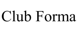 CLUB FORMA trademark