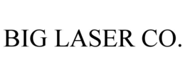 BIG LASER CO. trademark