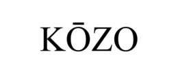 KŌZO trademark