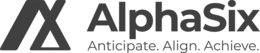 A ALPHASIX ANTICIPATE. ALIGN. ACHIEVE. trademark