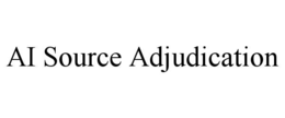 AI SOURCE ADJUDICATION trademark