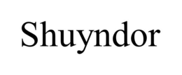 SHUYNDOR trademark