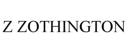 Z ZOTHINGTON trademark