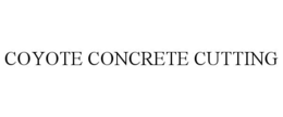 COYOTE CONCRETE CUTTING trademark