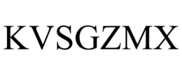 KVSGZMX trademark