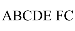 ABCDE FC trademark