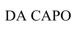 DA CAPO trademark