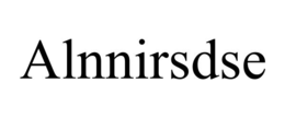 ALNNIRSDSE trademark