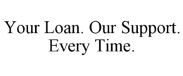 YOUR LOAN. OUR SUPPORT. EVERY TIME. trademark
