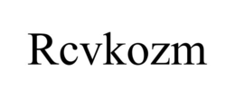 RCVKOZM trademark