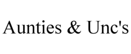 AUNTIES & UNC'S trademark