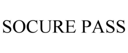 SOCURE PASS trademark