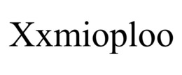 XXMIOPLOO trademark