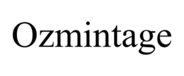OZMINTAGE trademark