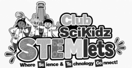 CLUB SCIKIDZ STEMLETS WHERE SCIENCE & TECHNOLOGY CONNECT! trademark