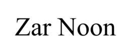 ZAR NOON trademark