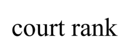 COURT RANK trademark