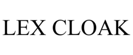 LEX CLOAK trademark