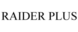 RAIDER PLUS trademark