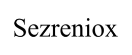 SEZRENIOX trademark