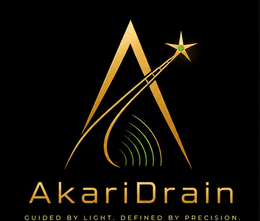 A AKARIDRAIN GUIDED BY LIGHT. DEFINED BY PRECISION. trademark