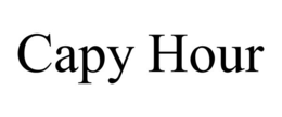 CAPY HOUR trademark