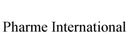 PHARME INTERNATIONAL trademark