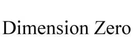 DIMENSION ZERO trademark