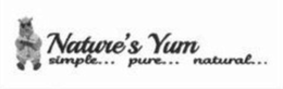 NATURE'S YUM SIMPLE... PURE... NATURAL... trademark