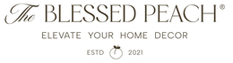 THE BLESSED PEACH ELEVATE YOUR HOME DECOR ESTD 2021 trademark