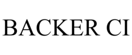 BACKER CI trademark
