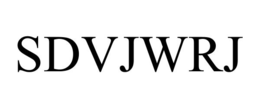 SDVJWRJ trademark