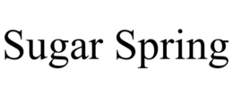 SUGAR SPRING trademark