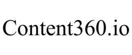 CONTENT360.IO trademark