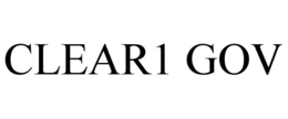 CLEAR1 GOV trademark