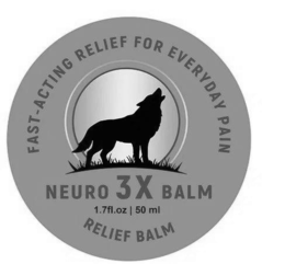 FAST-ACTING RELIEF FOR EVERYDAY PAIN NEURO 3X BALM 1.7FL.OZ | 50 ML RELIEF BALM trademark