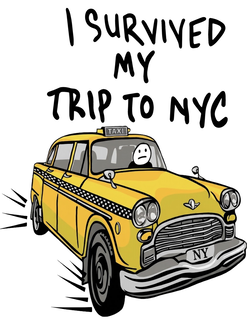 I SURVIVED MY TRIP TO NYC TAXI NY trademark