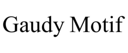GAUDY MOTIF trademark
