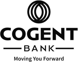 COGENT BANK MOVING YOU FORWARD trademark