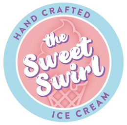 THE SWEET SWIRL HAND CRAFTED ICE CREAM trademark